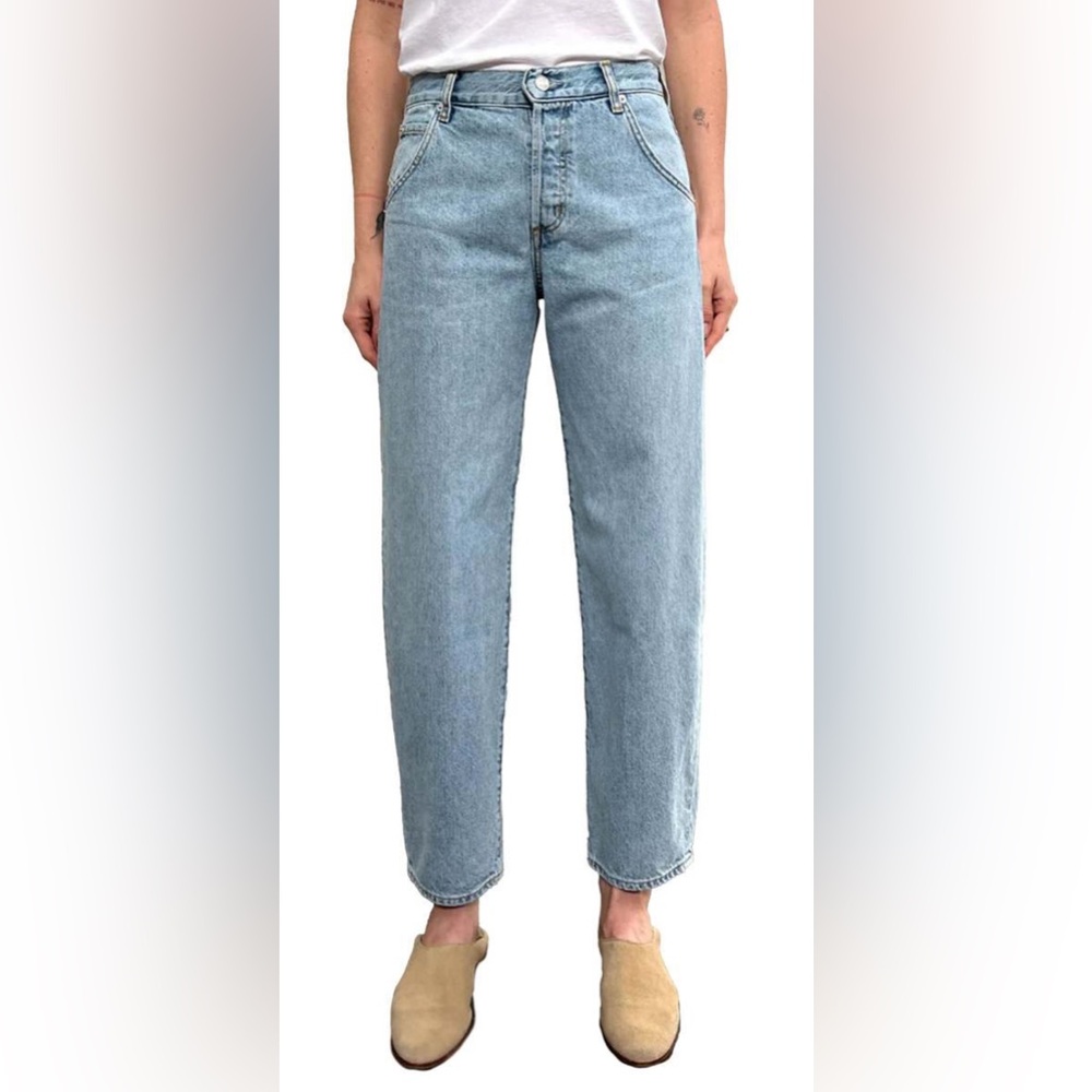 Daily Blue NWT Mantra Wide Barrel Leg Jean in Lake (light wash) - Picture 5 of 7